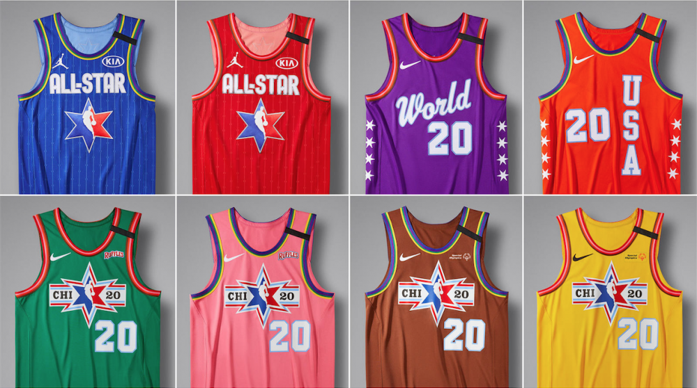 2020 NBA All Star Uniforms Revealed: First Look At The Eight Designs