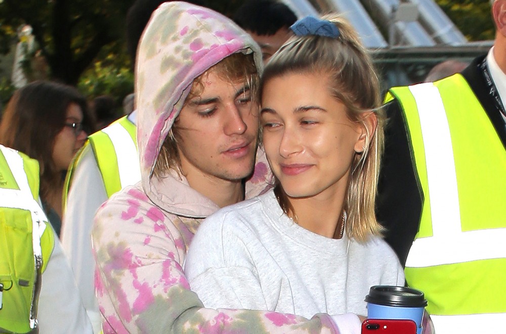 Justin & Hailey Bieber Kick Off 2020 With a Sweet Kiss: See Their Photos