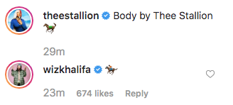 Megan Thee Stallion's Bikini Body Has Wiz Khalifa Riding In The Comments