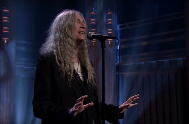 Patti Smith Covers Neil Young's "After The Gold Rush" On 'Fallon': Watch