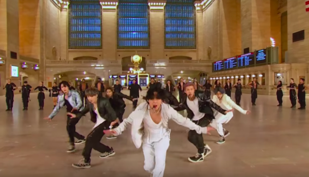 BTS Perform "ON" In The Grand Central Terminal For 'Fallon': Watch