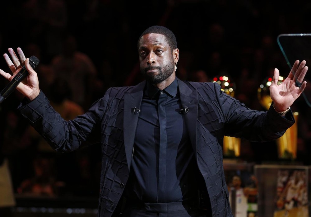 Dwyane Wade Relfects On Kobe Bryant During Miami Heat Jersey Retirement