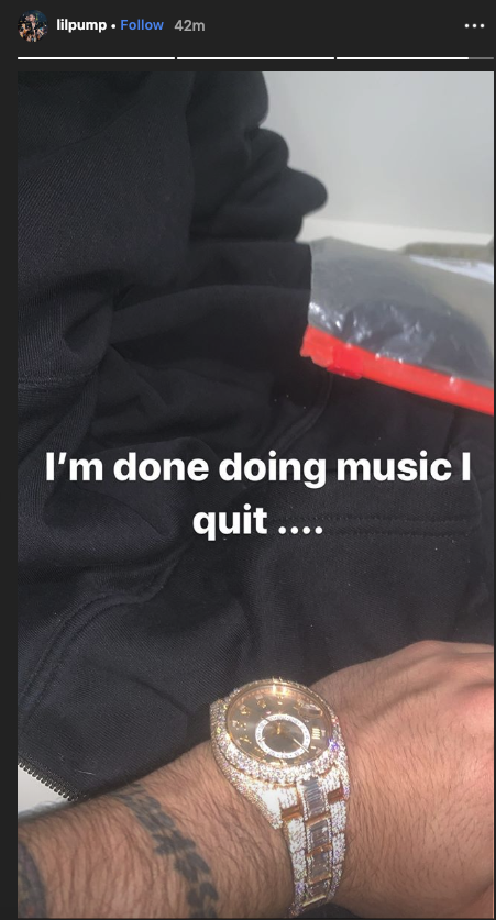 Lil Pump Announces Retirement From Music