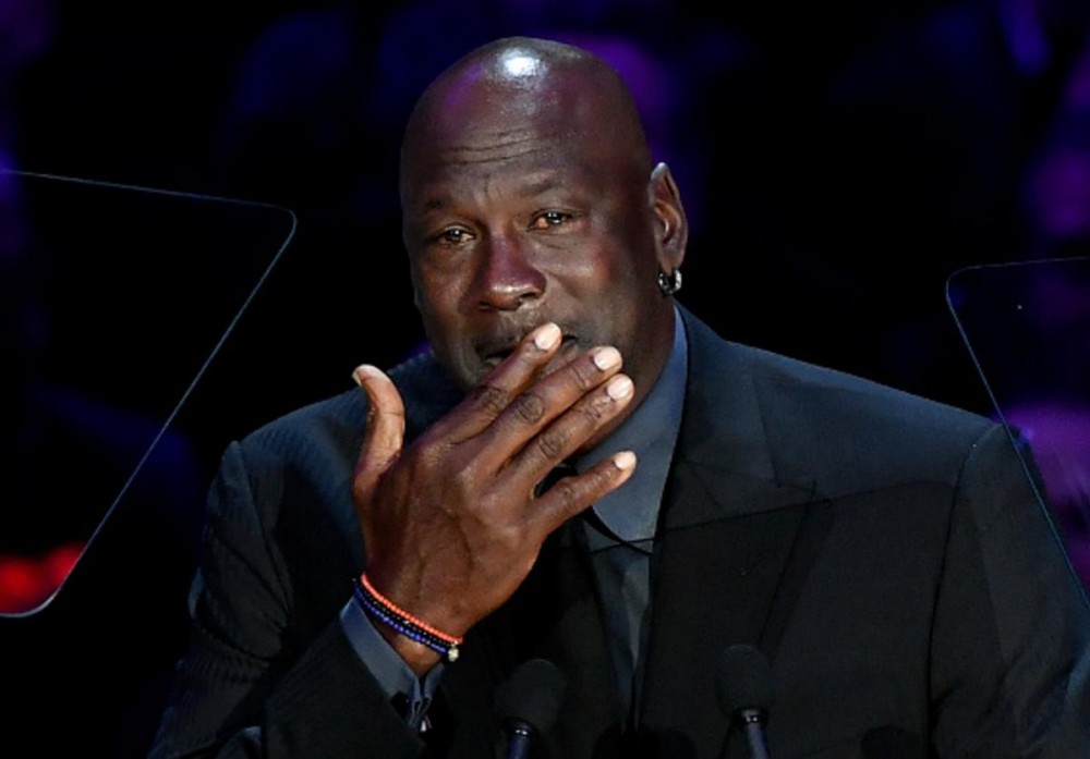 Michael Jordan References Crying Meme In Tearful Kobe Tribute