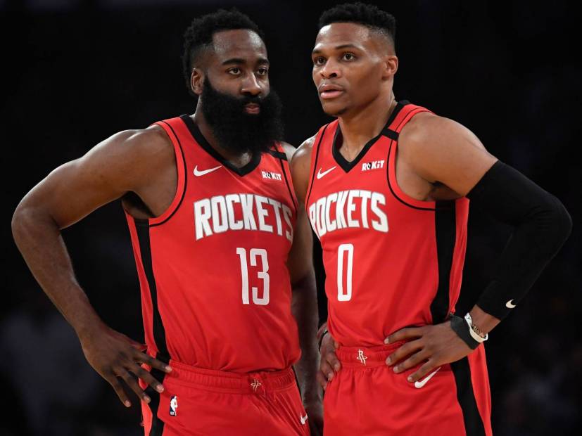 Russell Westbrook & James Harden Recreate Outkast’s Iconic ‘Stankonia’ Photo Shoot For GQ