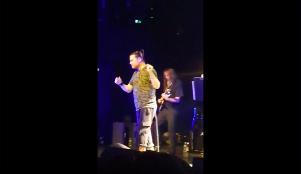 Watch A Fan Throw Their Friend's Ashes Onstage At Mr. Bungle Show