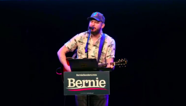 Watch Bon Iver Cover Bob Dylan At Bernie Sanders' Caucus Concert In Iowa
