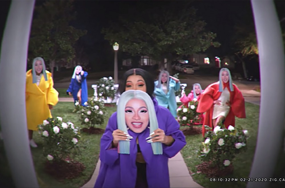 Watch Cardi B and Her Lookalikes Put on a Doorbell Camera Show in New Reebok Commercial