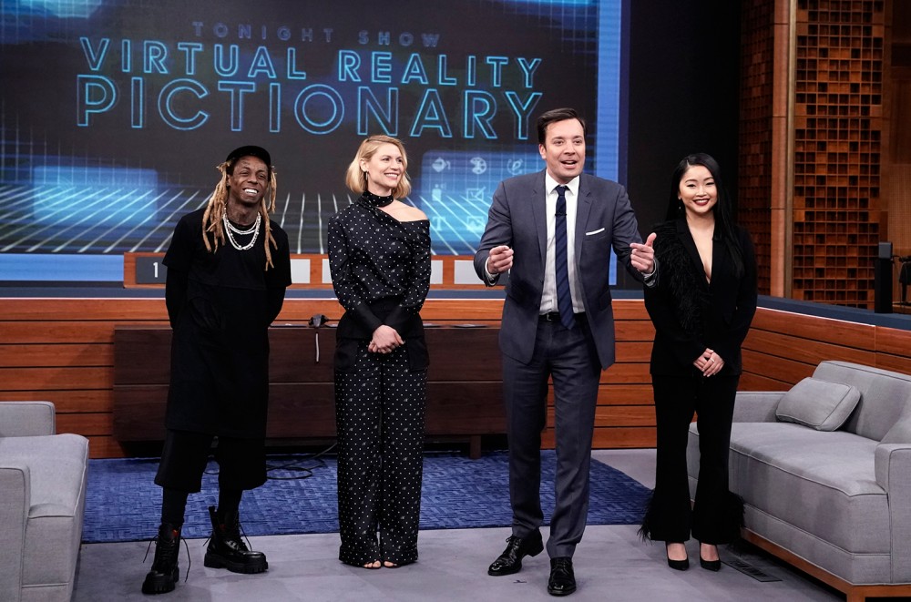 Watch Lil Wayne Play Virtual Reality Pictionary With Claire Danes and Lana Condor on ‘Fallon’