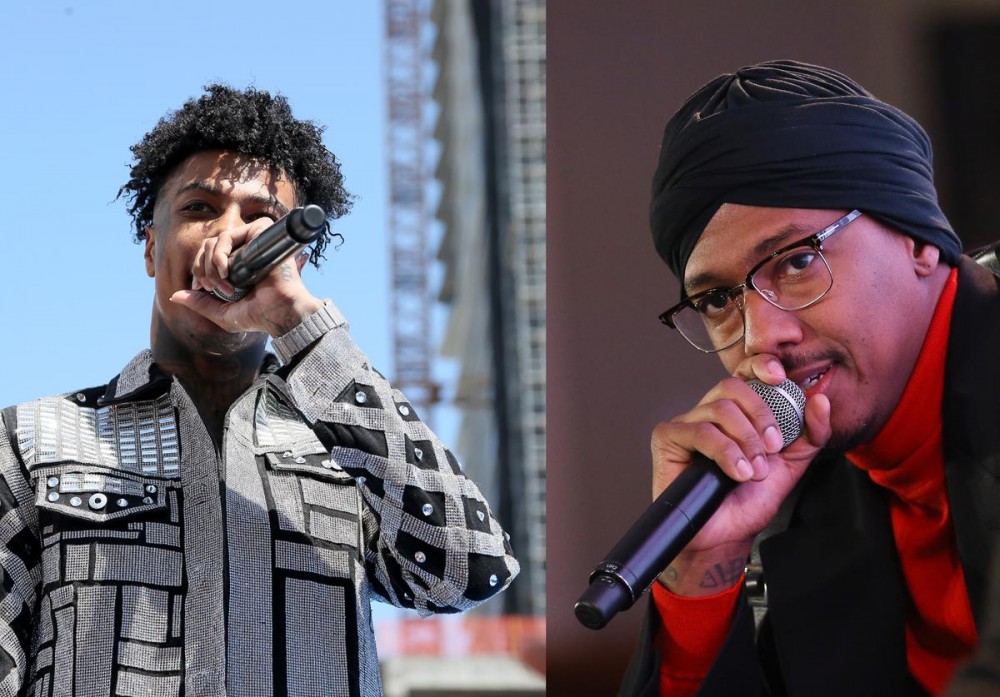 Blueface & Nick Cannon Have An Offbeat Rap Battle On "Wild 'N Out"