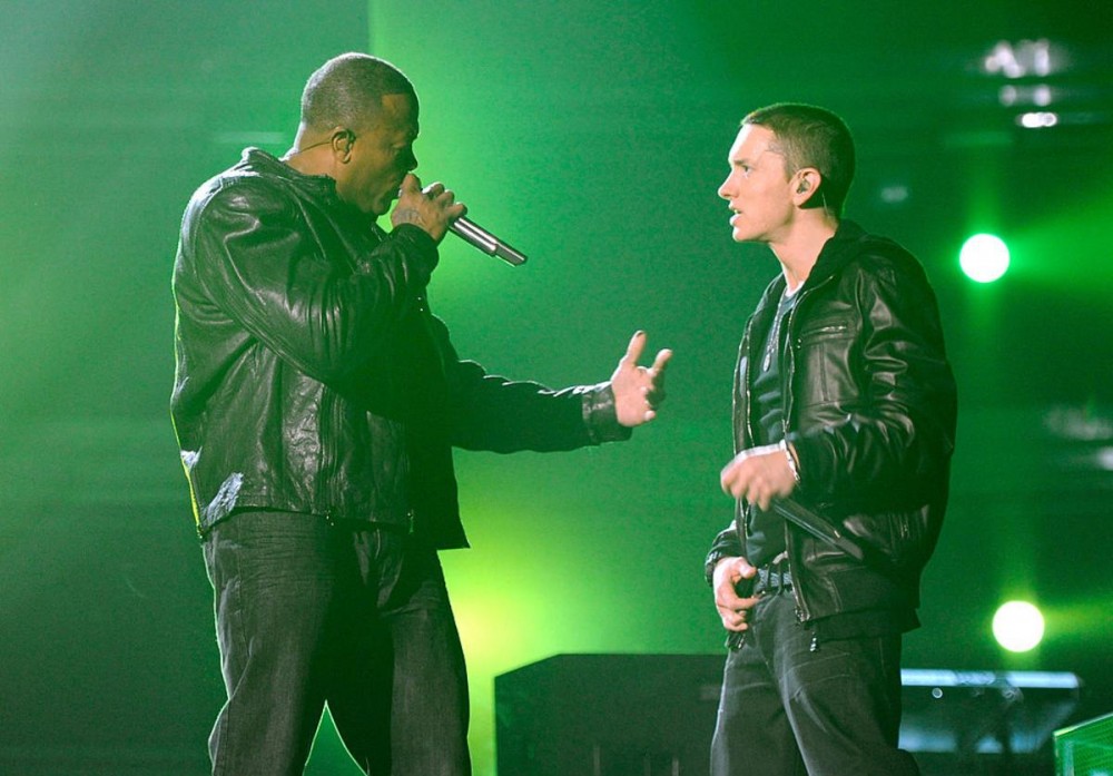 Eminem, Dr. Dre, Mike Tyson, & Cole Bennett Form An Epic Crew