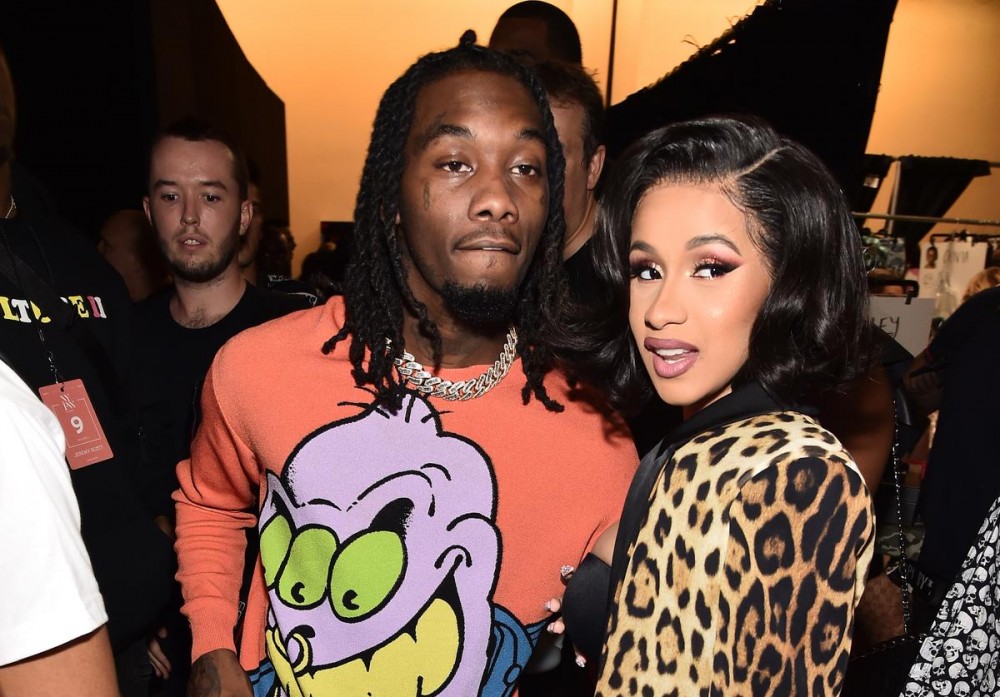 Offset Appears To Scramble To Hide Phone From Cardi B