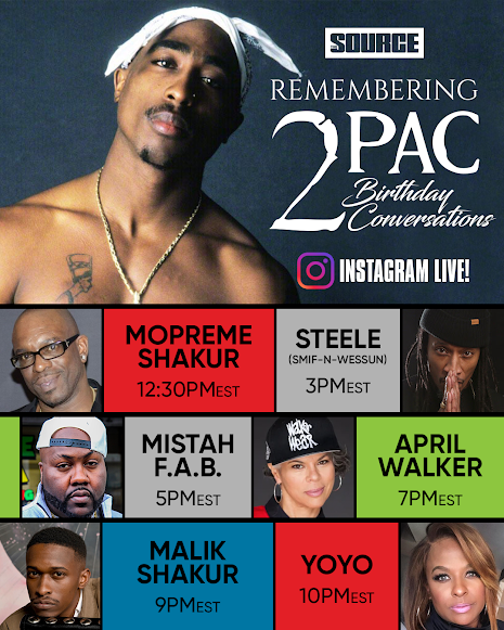 The Source Magazine Hosts ‘Tupac Remembrance Day’ For His Birthday Featuring Mopreme Shakur, Malik Shakur, Yo Yo, Steele of Smif N Wessun, Mistah F.A.B. And April Walker