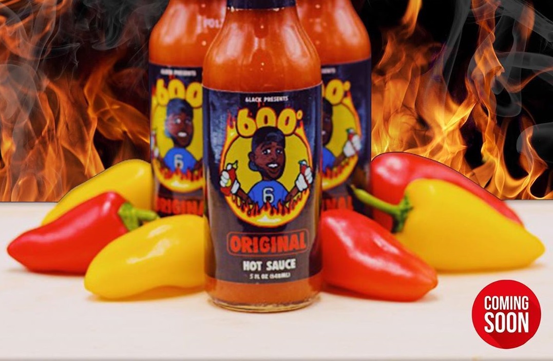 6lack Announces New Hot Sauce Brand “600 Degrees by 6lack”