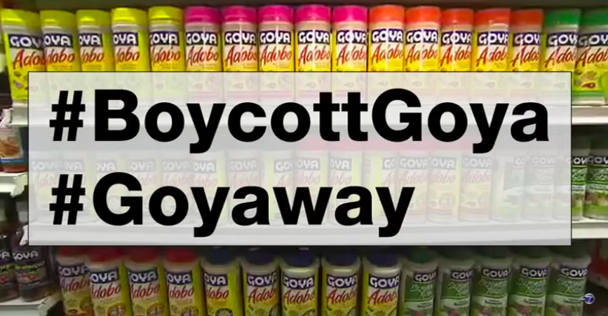 [WATCH] Goya Foods CEO Praises President Trump And Social Media Responds #BoycottGoya?