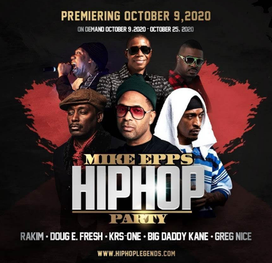 “Mike Epps Hip Hop Party” With Performances By Rakim, Big Daddy Kane, KRS-One And More Coming Next Month