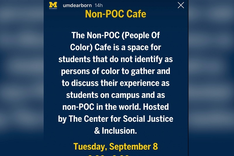 The University of Michigan-Dearborn Apologizes for Segregated Virtual ‘Cafes’