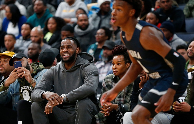 SOURCE SPORTS: Bronny James Got The Internet Rolling With Smoking Post