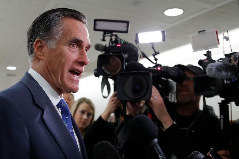 Mitt Romney Announces His Support for Trump’s Supreme Court Nominee