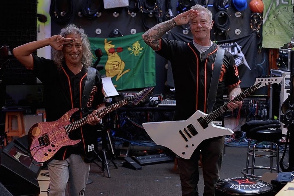 Metallica Virtually Perform National Anthem Before Giants Vs. Rockies Baseball Game