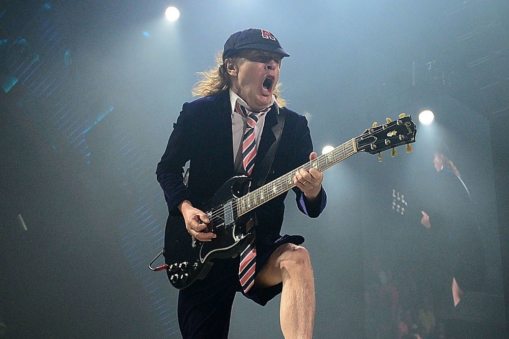 AC/DC Ad Outside Angus Young’s Old School May Have Revealed Band’s New Album Title