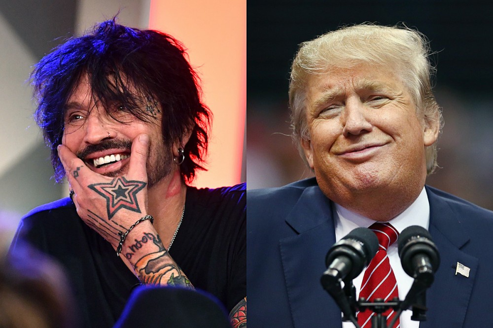 Motley Crue’s Tommy Lee: ‘I’ll Go Back to My Motherland’ if Trump Wins Re-Election