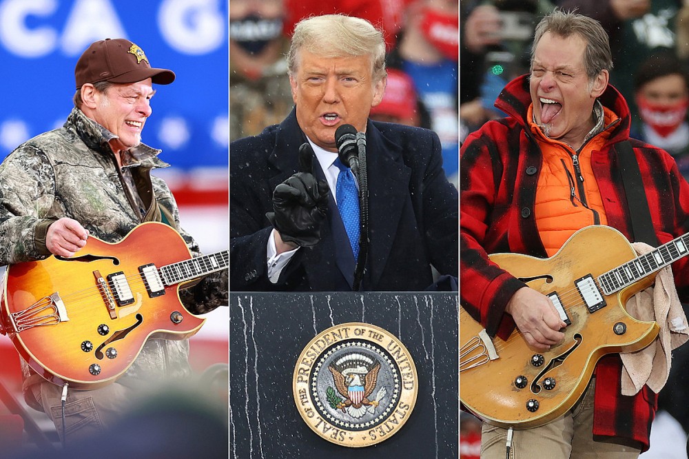 Watch: Ted Nugent Shreds National Anthem at Two Trump Rallies