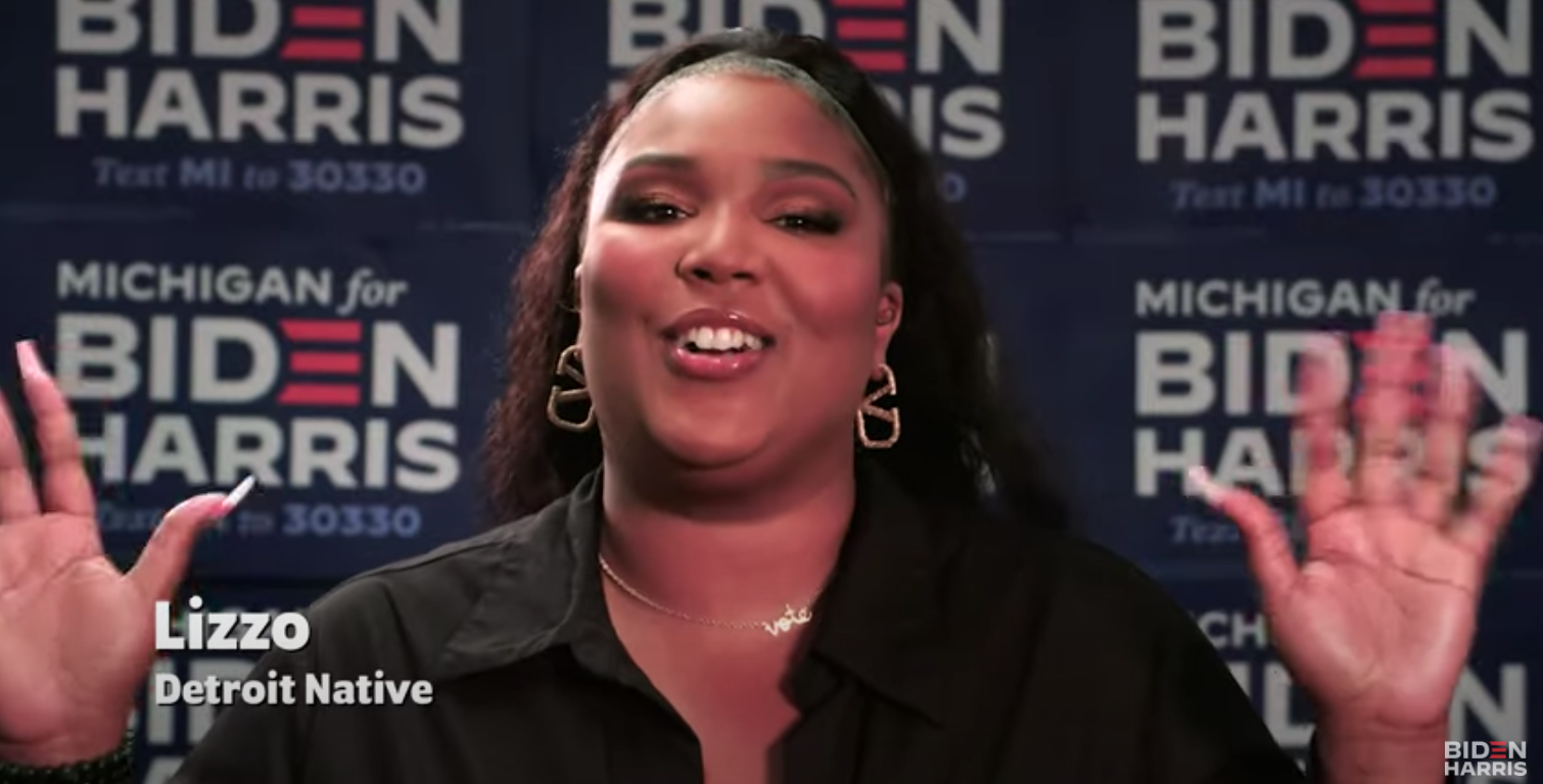 Lizzo Urges Young Michigan Residents to Vote Biden-Harris in New Digital Ads