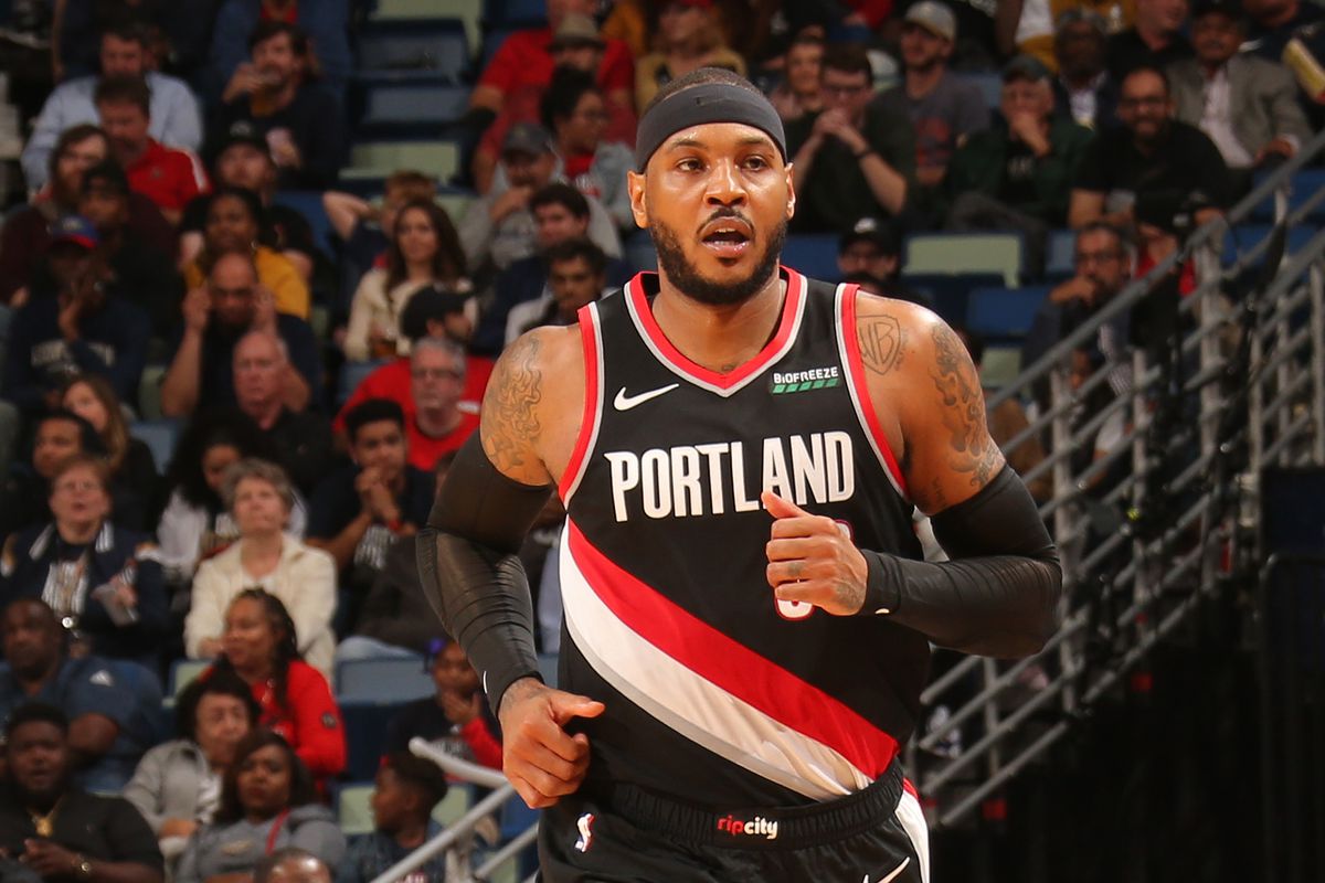 SOURCE SPORTS: Carmelo Anthony on Bench Role in Portland: ‘I had to swallow that pill’