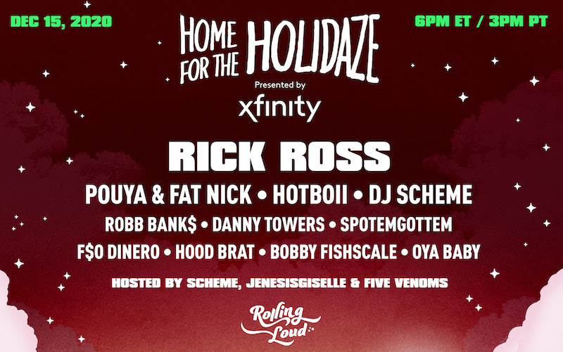 Rolling Loud to Host ‘Home For The Holidaze’ with Rick Ross