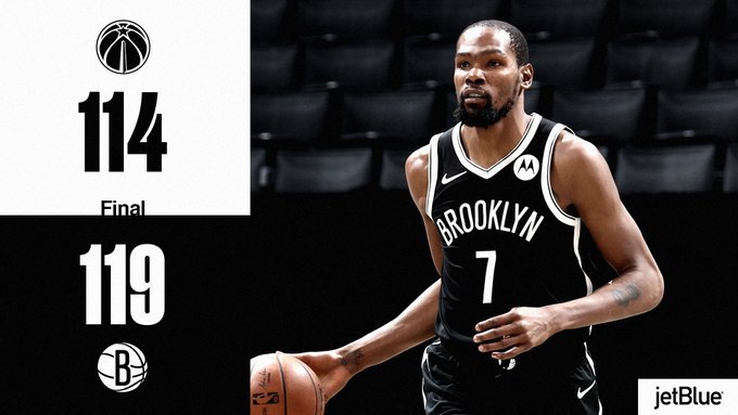 SOURCE SPORTS: Kevin Durant Scores 15 in Nets Preseason Debut