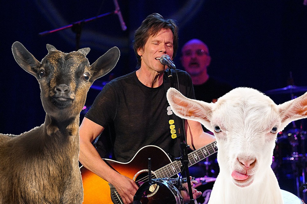 Watch Actor Kevin Bacon Cover Radiohead’s ‘Creep’ for a Group of Goats