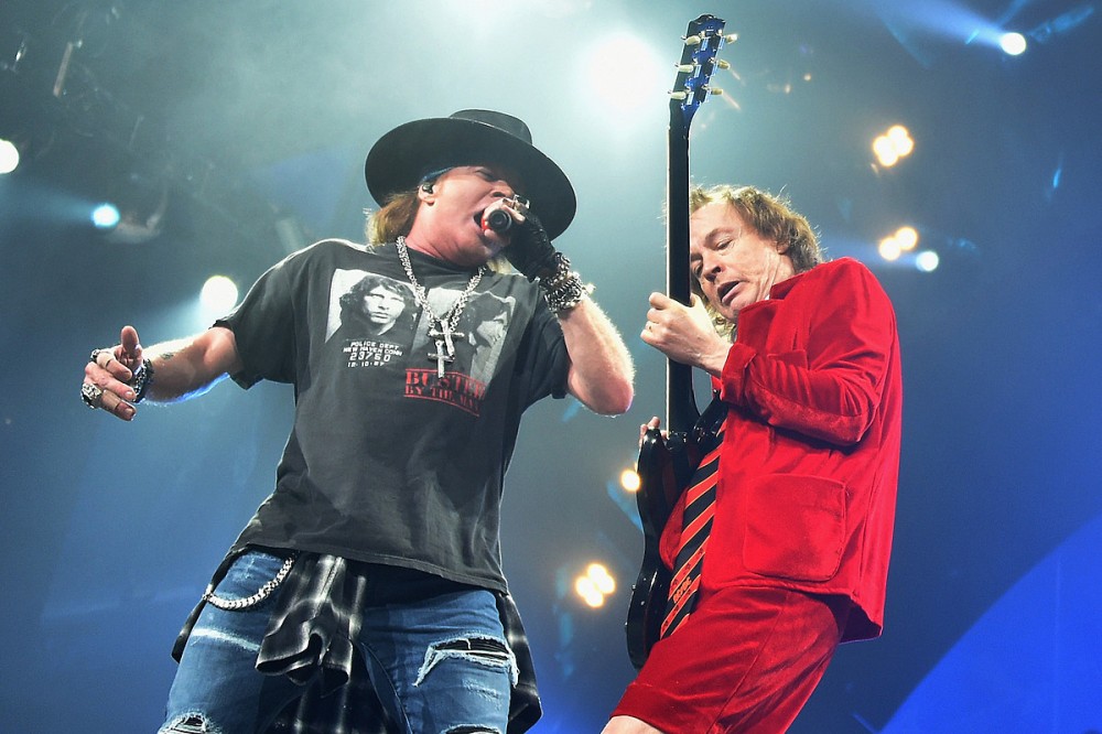 AC/DC’s Angus Young Hasn’t Written Any New Music With Guns N’ Roses’ Axl Rose