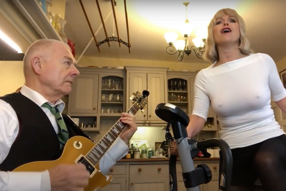 Watch King Crimson’s Robert Fripp + Wife Toyah’s Bizarre Metallica ‘Enter Sandman’ Cover