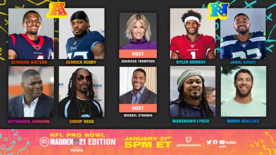 Snoop Dogg, Marshawn Lynch, and More to Compete Virtually in ‘Pro Bowl: The Madden NFL 21 Edition’ Presented by Verizon