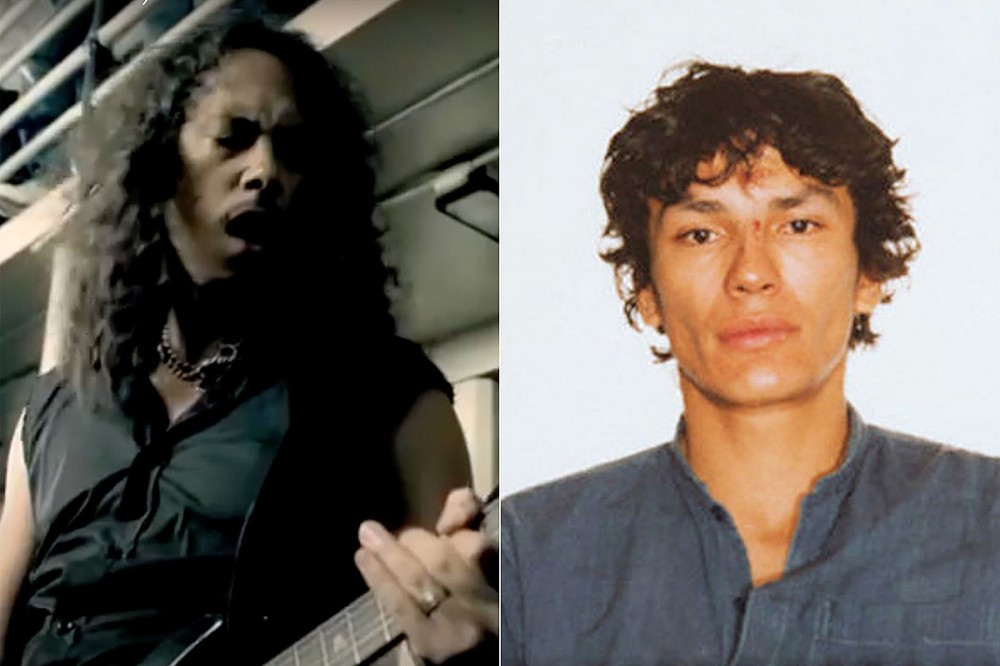 Kirk Hammett Has ‘Night Stalker’ Richard Ramirez Memento From ‘St. Anger’ Shoot