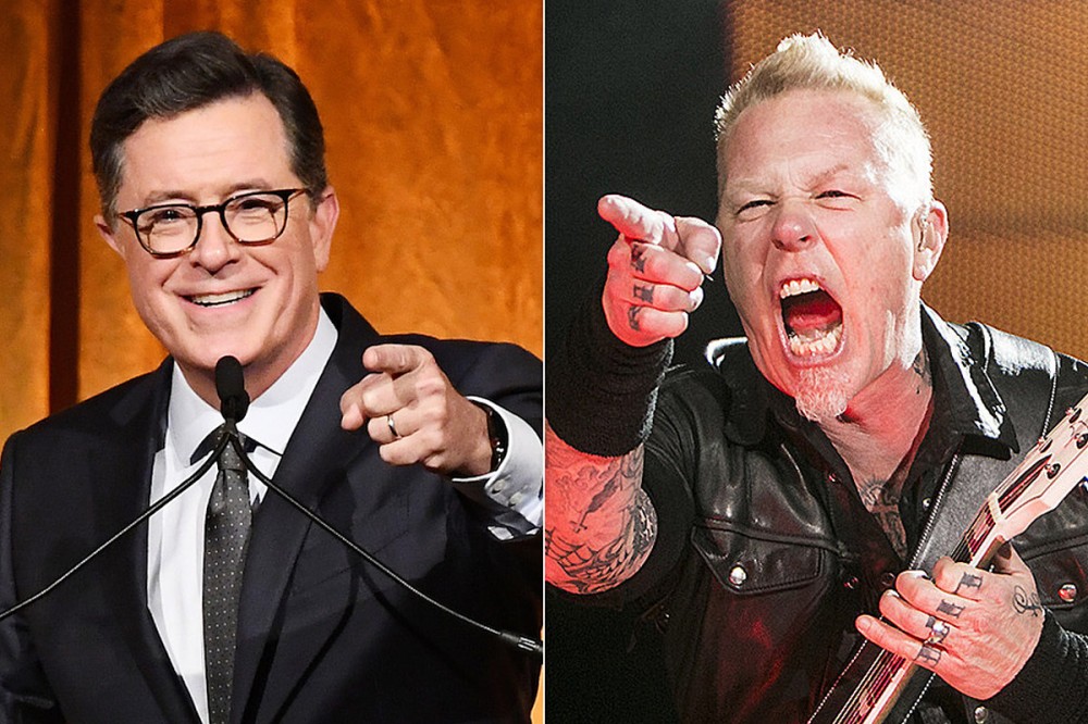 Metallica’s First 2021 Live Performance Comes on Super Bowl Edition of ‘The Late Show With Stephen Colbert’