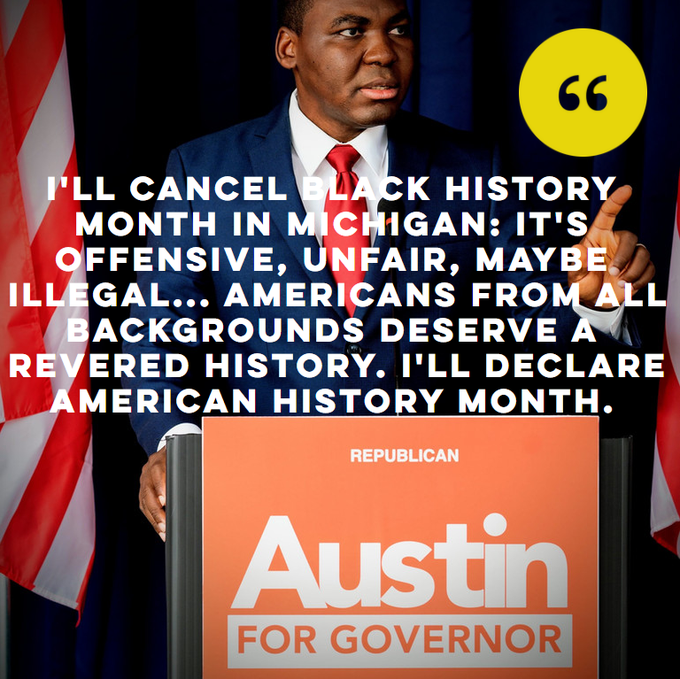 Black GOP Gubernatorial Candidate Vows to Cancel Black History Month if Elected