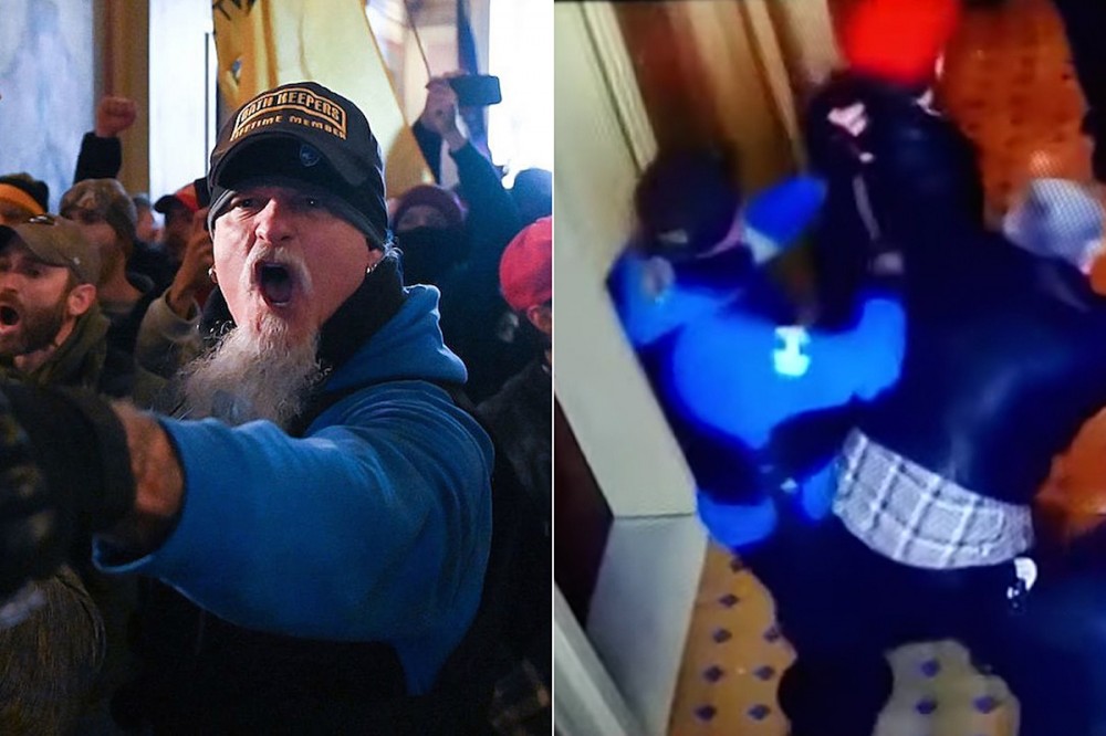 Watch: Iced Earth’s Jon Schaffer Allegedly Rushes Officers in New Capitol Riot Footage