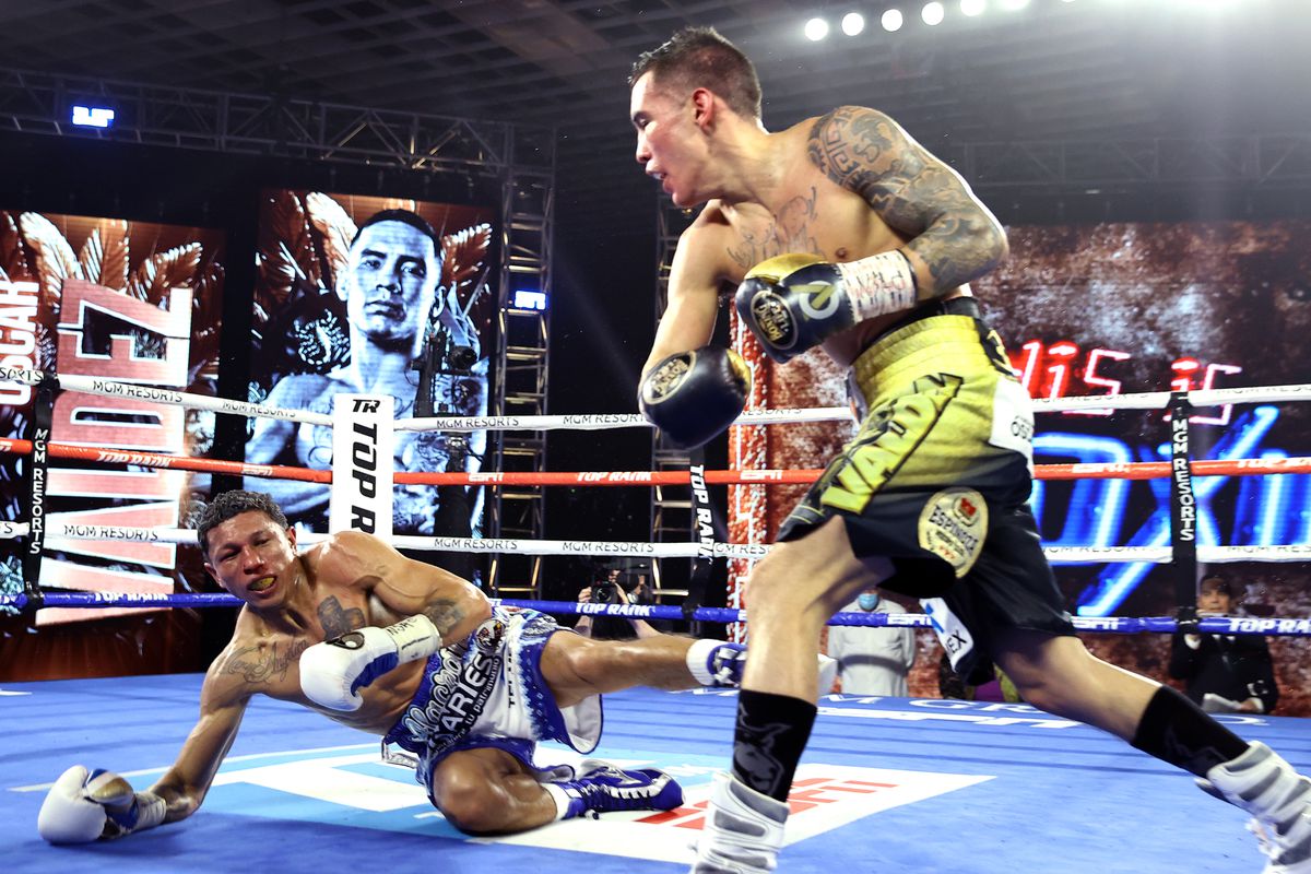 SOURCE SPORTS: Oscar Valdez Sends Miguel Berchelt To Sleep With Possible Knockout Of The Year