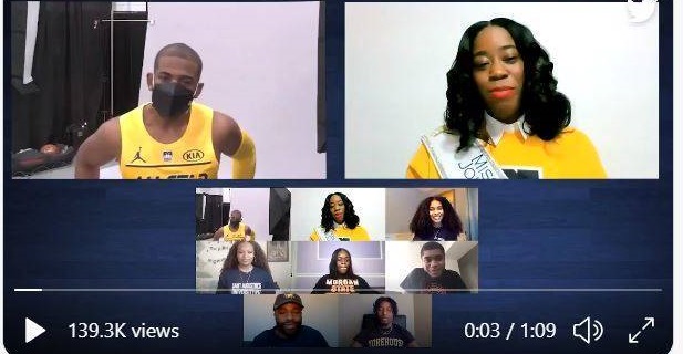 HBCU Students and NBA All-Stars Connect for Twitter Live Conversation