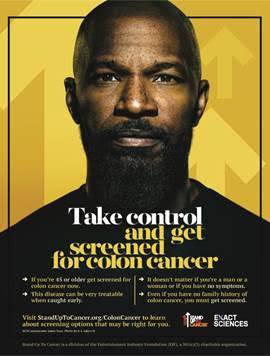 Jamie Foxx, SU2C, and Exact Sciences Join Forces for Colorectal Cancer Awareness PSA