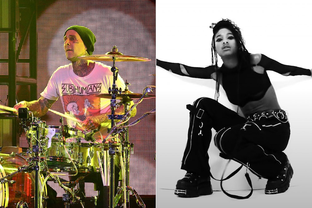 Travis Barker Trending on Twitter After Pop-Punk Collab With Willow Smith