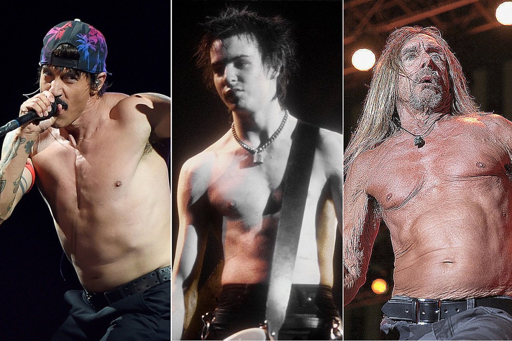 15 Rockers Known for Going Shirtless Onstage – Photos