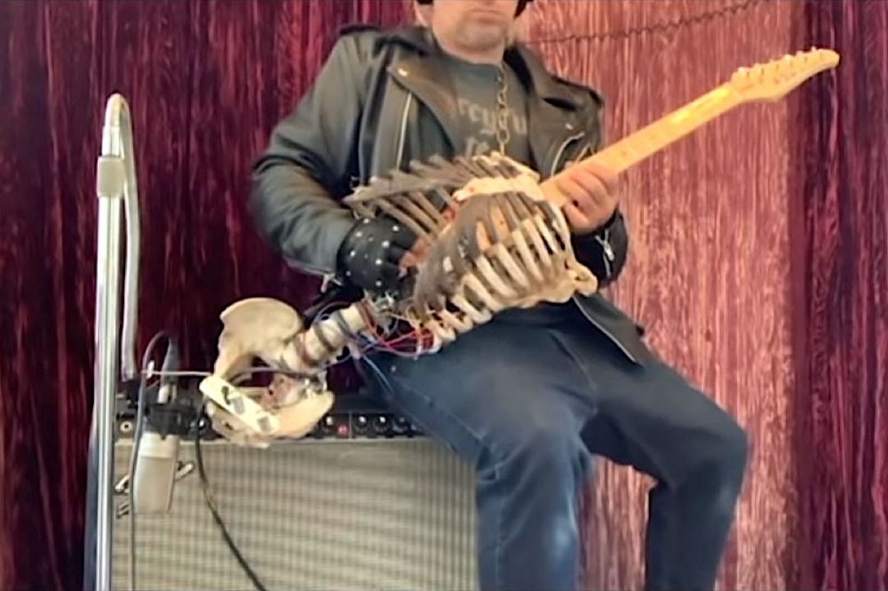 He Claimed He Made a Guitar Out of His Uncle’s Skeleton, But Was It a Hoax?