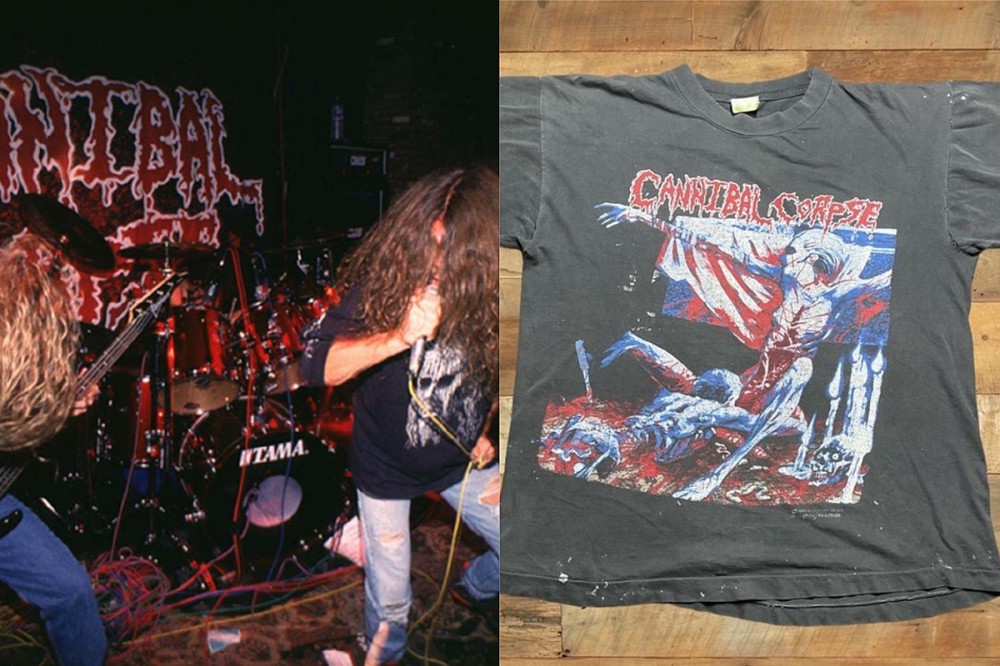 Vintage Cannibal Corpse T-Shirt Listed for $666 on Online Marketplace Grailed
