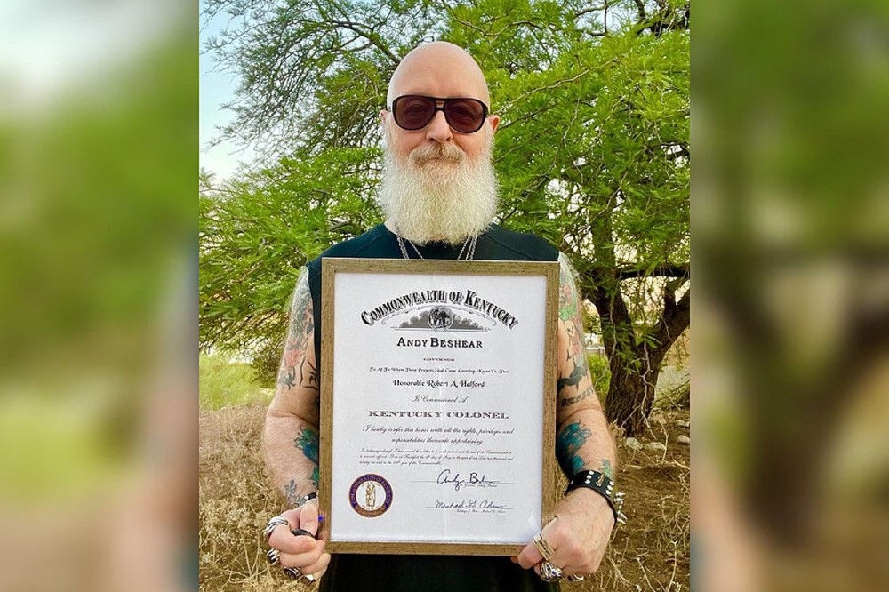 Judas Priest’s Rob Halford Is Now Officially a Kentucky Colonel