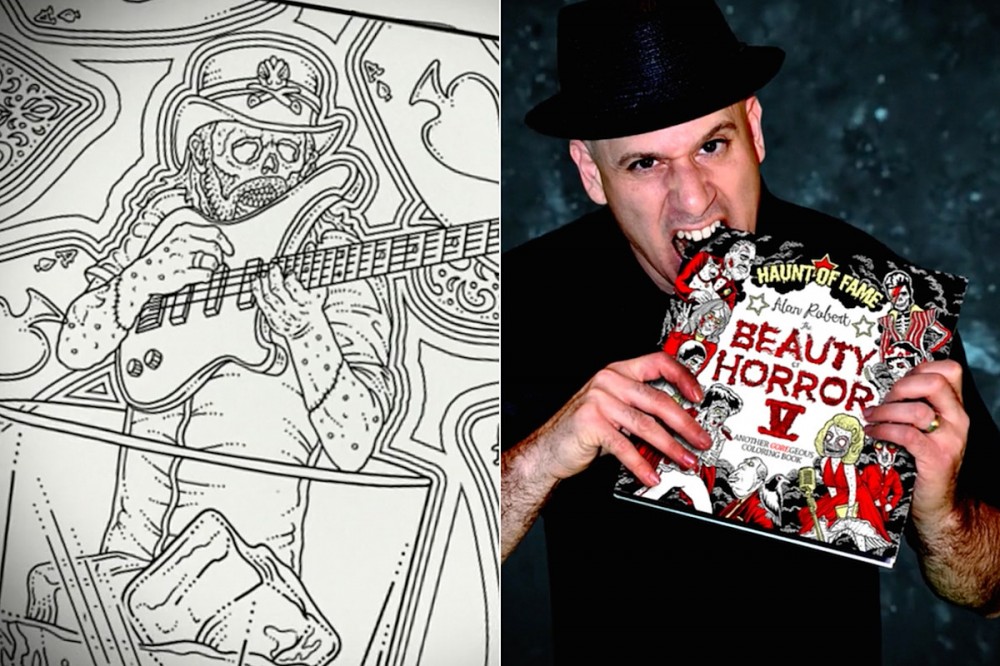 Life of Agony’s Alan Robert Unveils ‘Beauty of Horror 5 – Haunt of Fame’ Coloring Book Feat. Lemmy + More