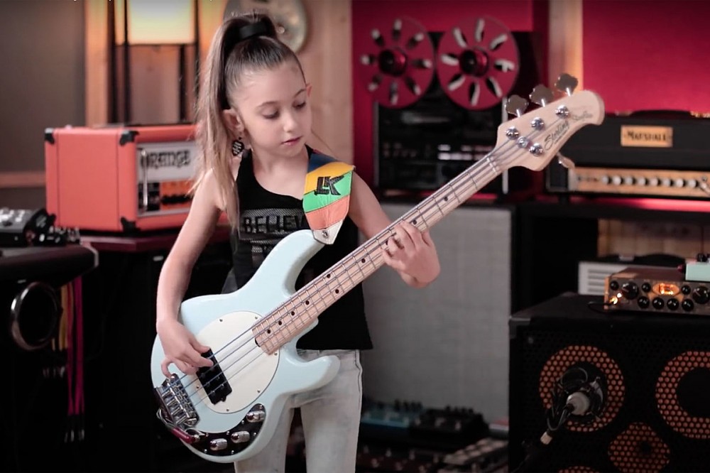 Watch a 9-Year-Old Girl Master Geddy Lee’s Bass Parts on Rush’s ‘Tom Sawyer’