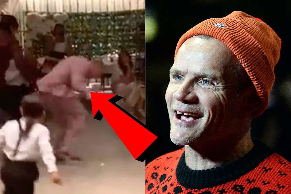 Flea Busts Some Huge Dances Move at His Friend’s Wedding